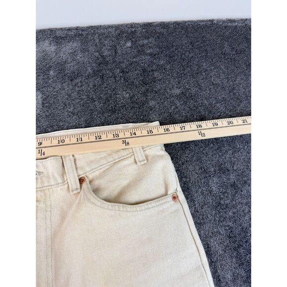 Vtg 90s Levi's 517 Bootcut Orange Tab Men's 33X32 (32X31.5) Cream Made In USA - Picture 8 of 16